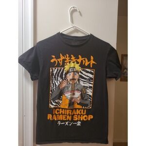 Vintage 2002 Naruto Shippuden MASASHI KISHIMOTO Small Shirt Y2K Anime